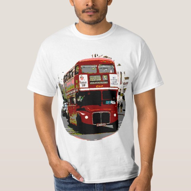 Camiseta Ônibus Routemaster Red Bus de Londres (Frente)