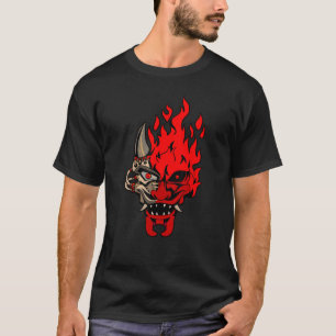 Camiseta OniCyborg Cyberpunk Oni Samurai Mau Maskman Legal