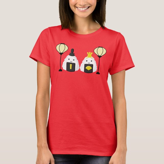 Camiseta Onigiri do Hina Matsuri (Frente)