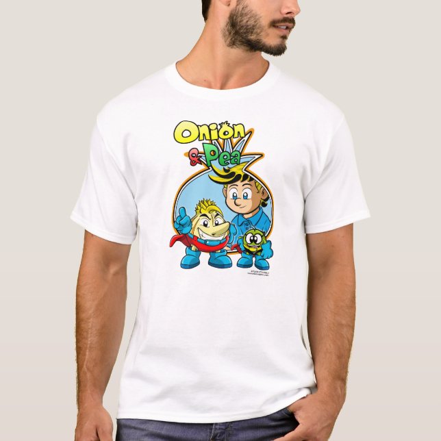 Camiseta Onion & Pea  cover t-shirt. (Frente)