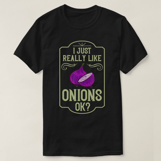 Camiseta Onion Red Pickled Onions  (Frente do Design)