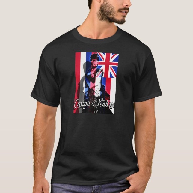 Camiseta Onipaa Kakou Queen Liliuokalani Hawaiani Reino R (Frente)