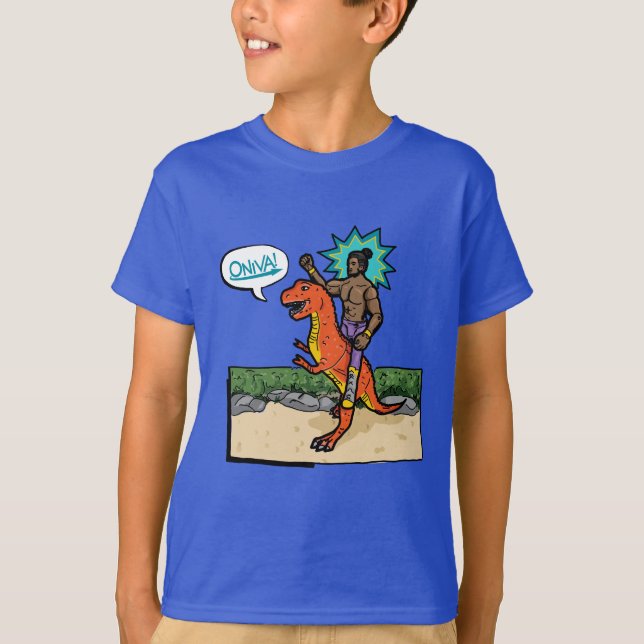 Camiseta ONIVA! Dino Lutteur (Frente)