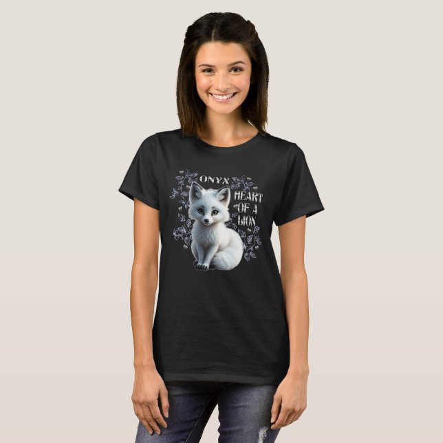 Camiseta Ônix - Coração de um Leão (Frente Completa)