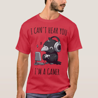 Camiseta Online Gaming Crow family funny