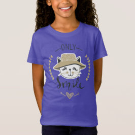 Camiseta Only Smile Cute Cat