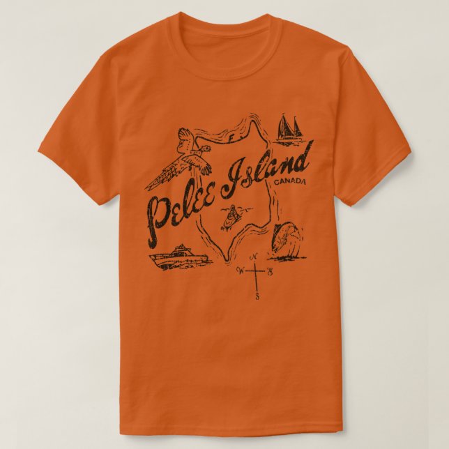 Camiseta Ontario Pelee Island 1868 (Frente do Design)