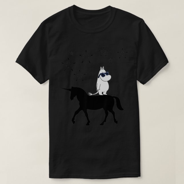 Camiseta Ontem, dia passado, dia de nascimento de Moomin un (Frente do Design)