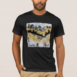 Camiseta Onyx com Renda Prateada