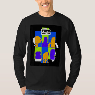 Camiseta Onyx Monster Mysteries Neon Silhouette Animado