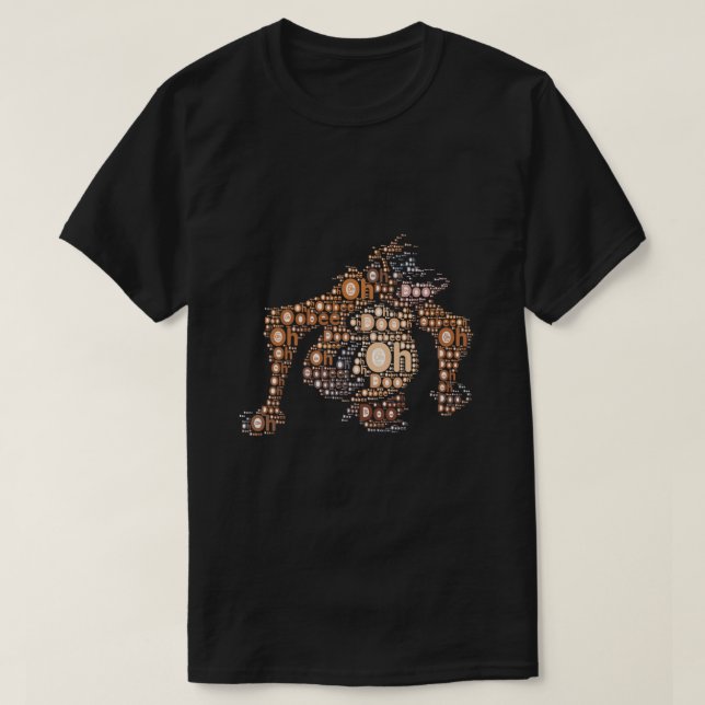 Camiseta Oobee doo eu quero ser como você, Rei Louie. (Frente do Design)