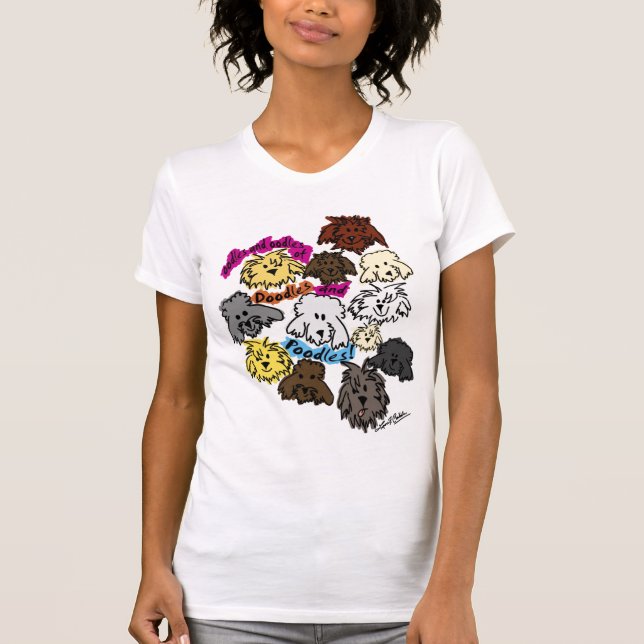 Camiseta oodles e oodles dos Doodles e do t-shirt das (Frente)