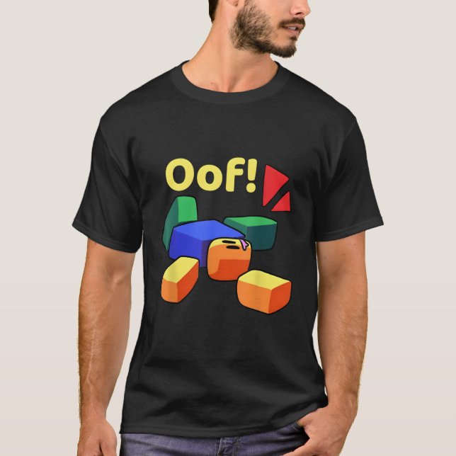 Camiseta Oof Funny Blox Noob Gifs Para Gamers T For C (Frente)