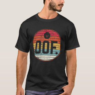 Camiseta Oof retro vintage block