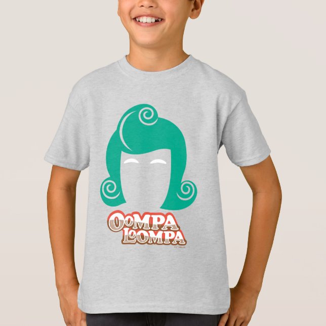 Camiseta Oompa Loompa Hair Graphic (Frente)