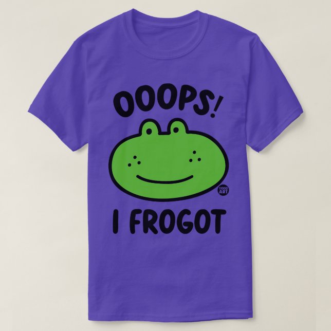 CAMISETA OOOPS FROGOT (Frente do Design)