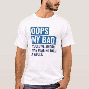 Camiseta OOPS Meu Mau