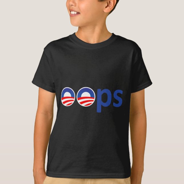 Camiseta Oops! Obama (Frente)
