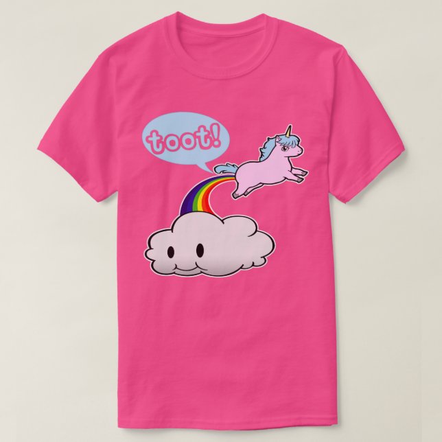 Camiseta oot Unicorn Fart (Frente do Design)