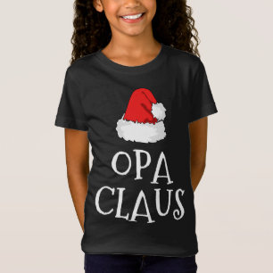 Camiseta Opa Claus Christmas Hat Family Group Correspondent