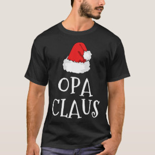 Camiseta Opa Claus Christmas Hat Family Group Correspondent