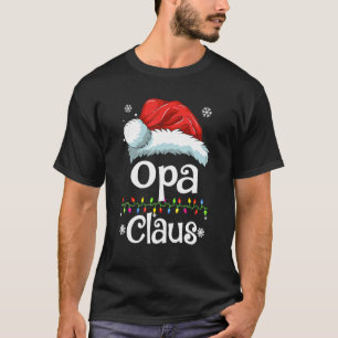 Camiseta Opa Claus, Familiar De Opa Claus Pajama Xmas