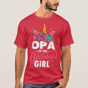 Camiseta Opa Da Rapariga De Aniversário Que Padre Deu Nasci