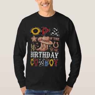 Camiseta Opa do Cowboy de Rodeio Western de Aniversário Opa