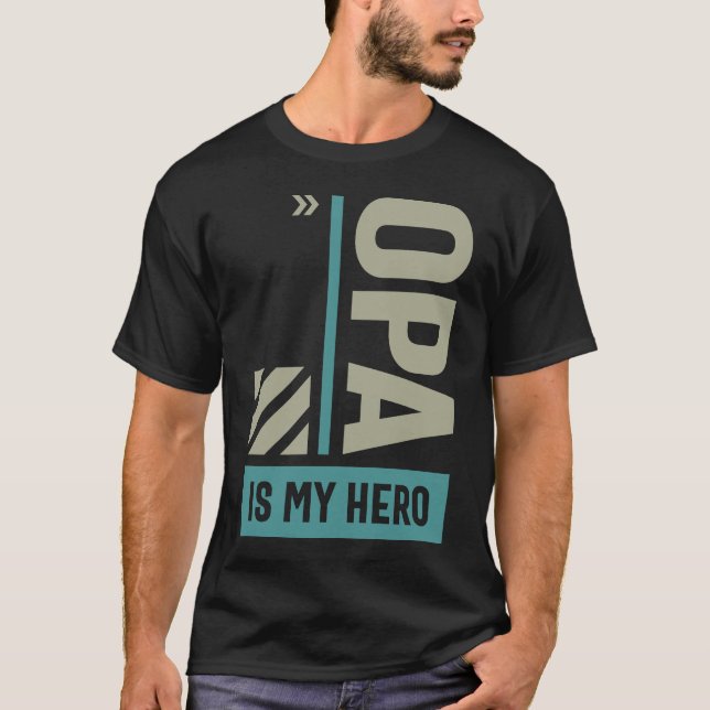 Camiseta Opa é o meu herói (Frente)