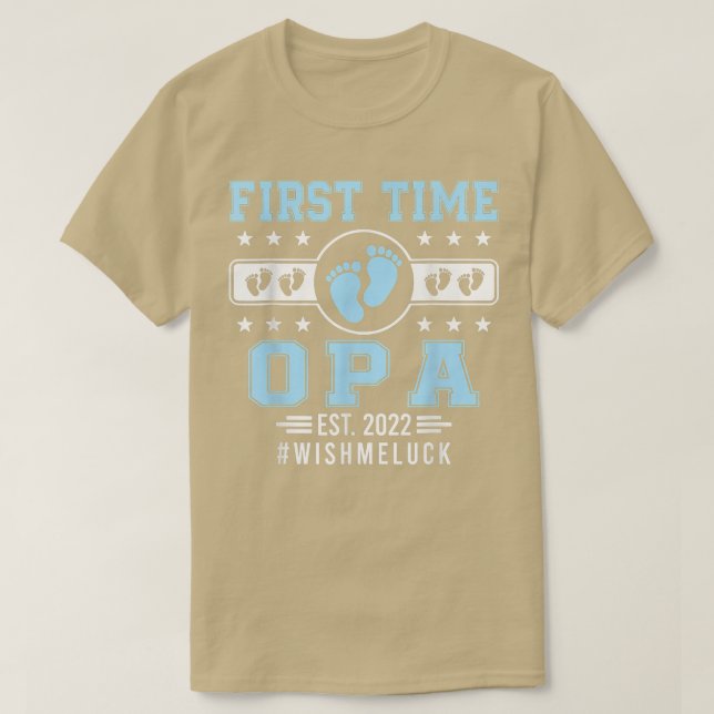 Camiseta Opa Est Pela Primeira Vez (Frente do Design)