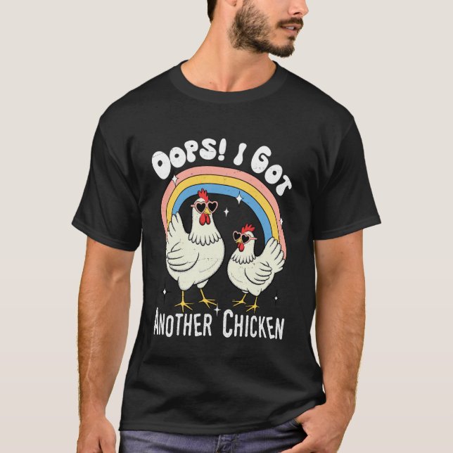 Camiseta Opa, eu tenho outro frango, piada engraçada sobre  (Frente)
