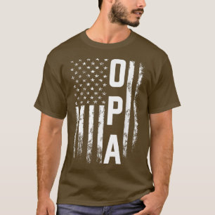 Camiseta Opa Gift America Flag Gift For Men Dia de os pais