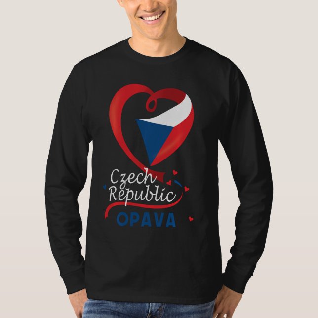 Camiseta Opava República Checa Casaco de Leão de Sinalizado (Frente)