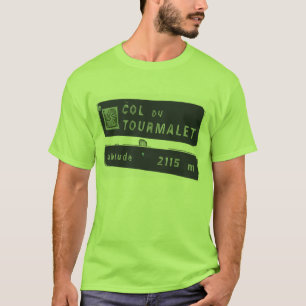 Camiseta Opção 2 do Col du Tourmalet-