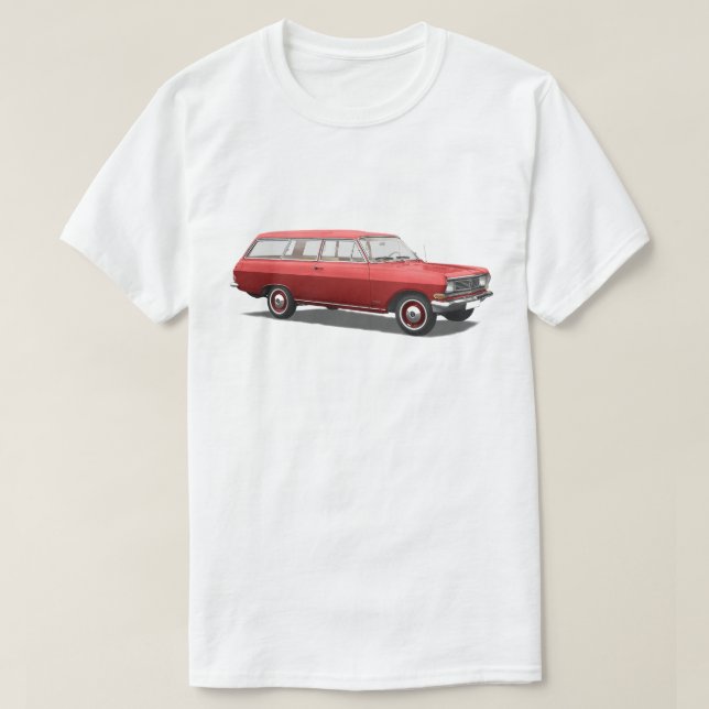 Camiseta Opel caravana (Frente do Design)
