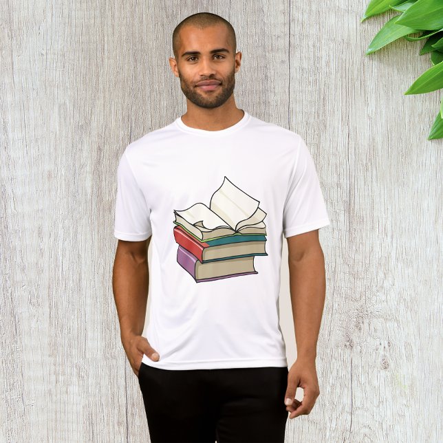 Camiseta Open Book Mens Ative Tee (Criador carregado)