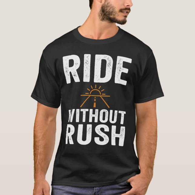 Camiseta Open Road Ride Without Rush (Frente)