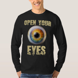 Camiseta Open Your Eyes, Eyeball Design