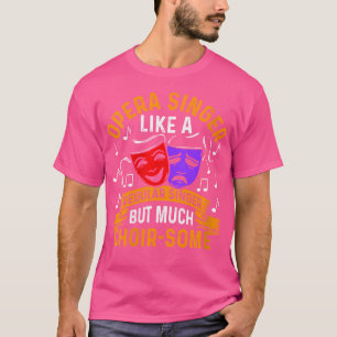 Camiseta Opera de Teatro de Mulheres Cantando Coro Musical