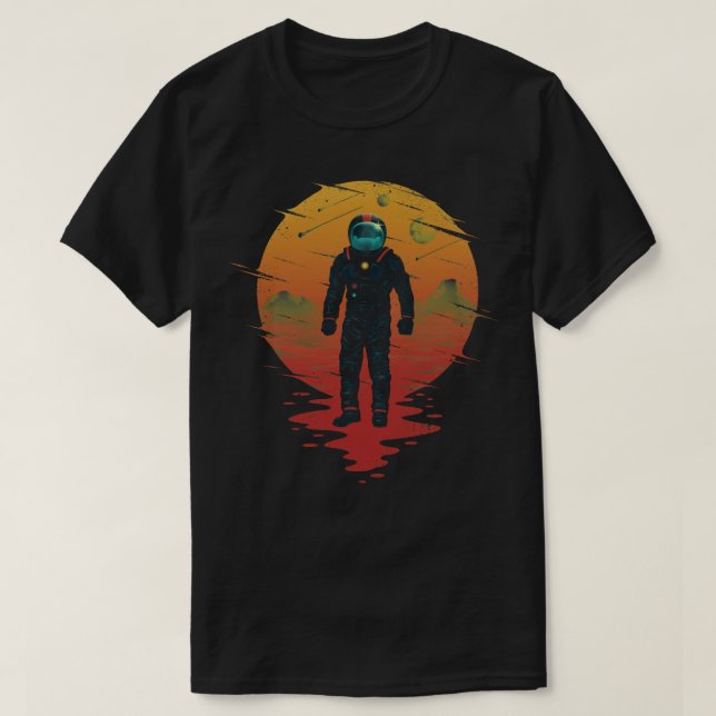 Camiseta Ópera espacial (Frente do Design)