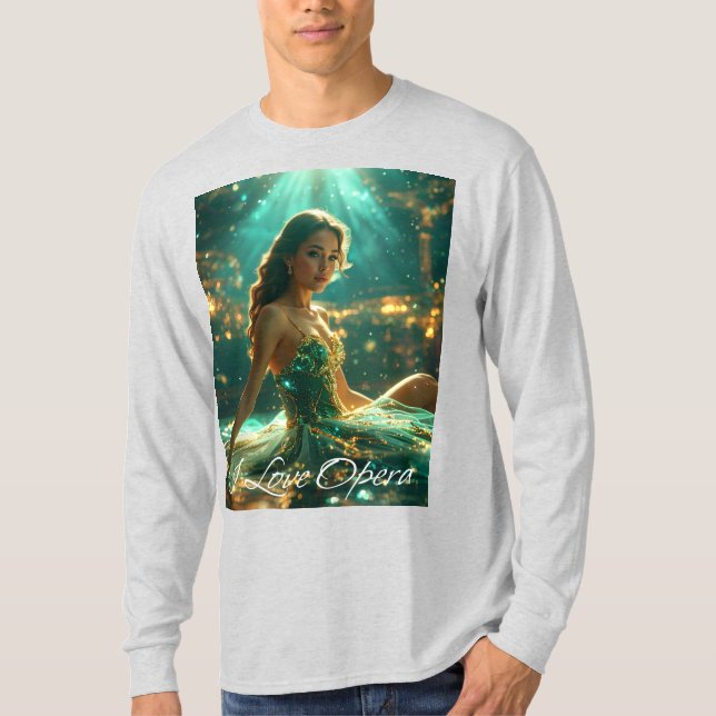 CAMISETA ÓPERA - EU AMO ÓPERA (Frente)