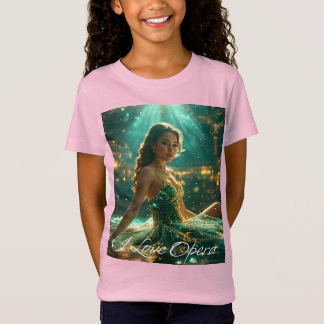 CAMISETA ÓPERA - EU AMO ÓPERA (Frente)