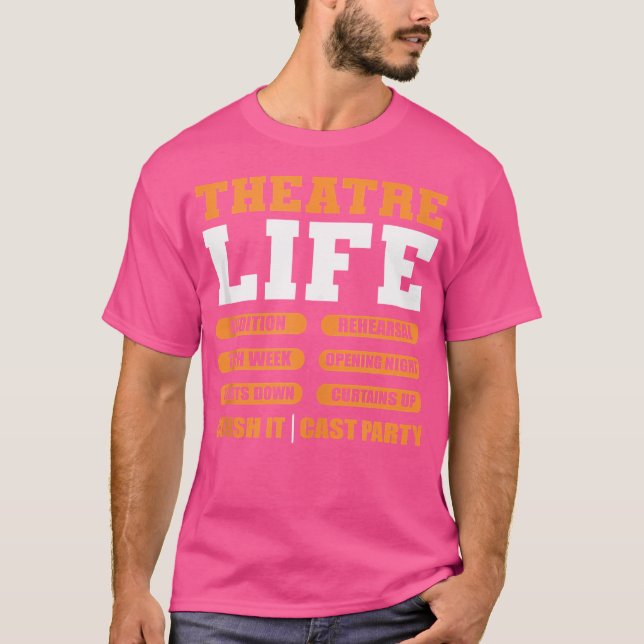 Camiseta Ópera Musical Funny Theater Geek Humor Theater Lif (Frente)