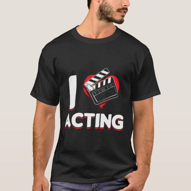 Camiseta Ópera, Palco de teatro, Atriz de teatro (Frente)