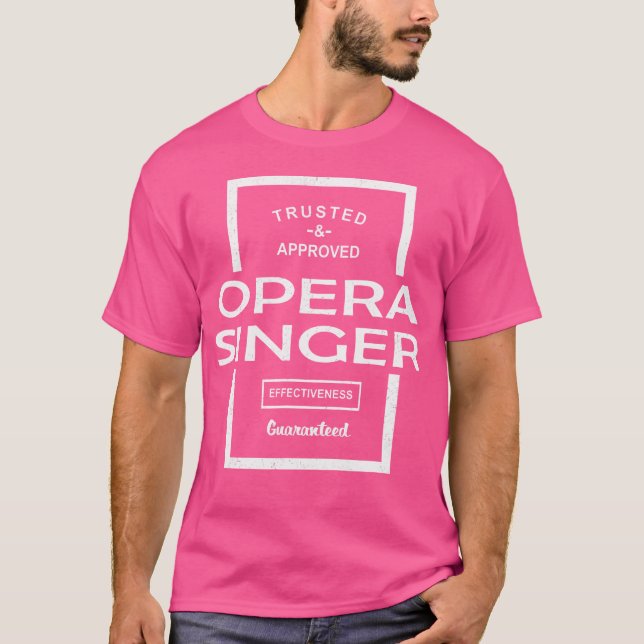 Camiseta Opera Singer Eficaz Confiável E Aprovada Gu (Frente)