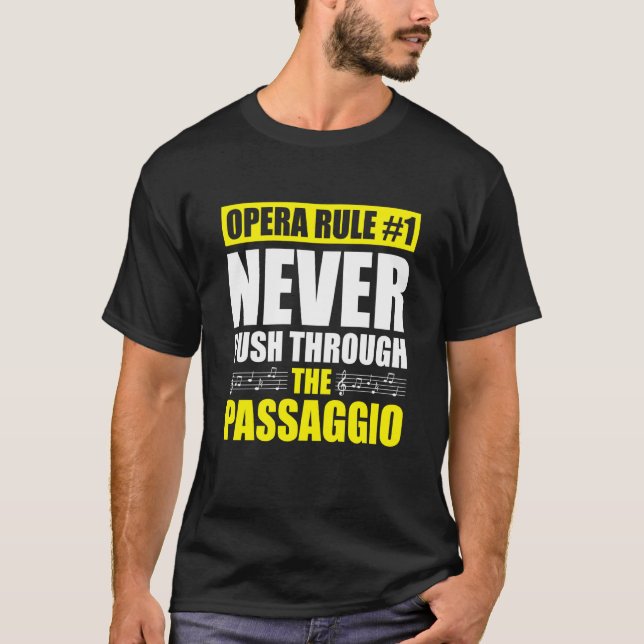 Camiseta Opera Singer For Opera Vocalist Tenor Singer Music (Frente)