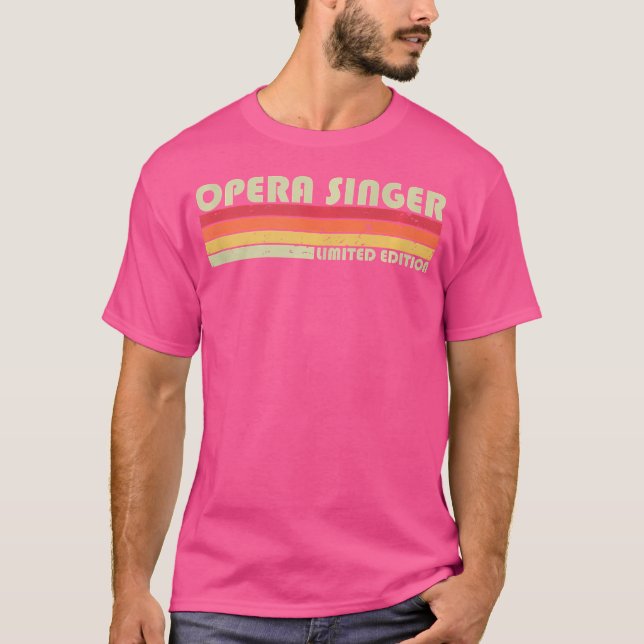 Camiseta Opera Singer Funny Job Título Profissão Aniversári (Frente)