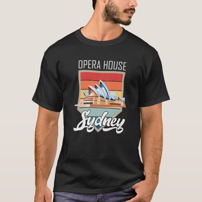 Camiseta Ópera Sydney Da Austrália Turística New Sout (Frente)