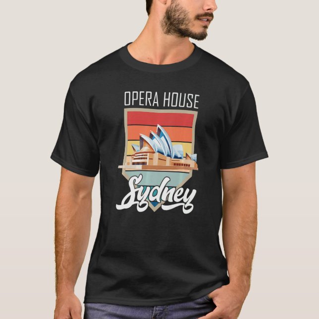 Camiseta Ópera Sydney Da Austrália Turística New Sout (Frente)
