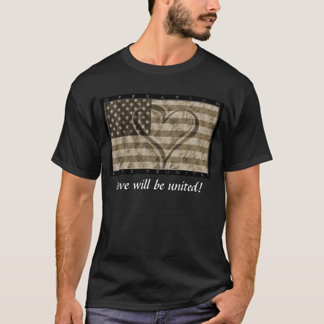 Camiseta Operação: Amor, reunido (Frente)